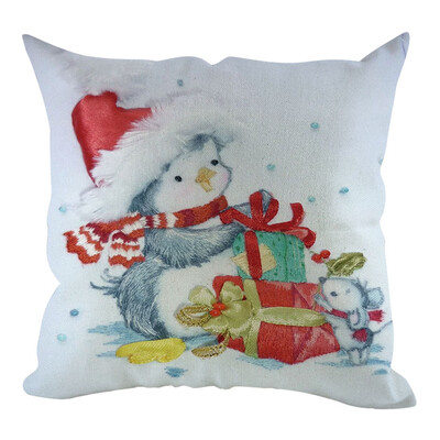 

Tailored Christmas Pillow Cover Pillowcases Decorative Sofa Cushion Cover Home Decoration