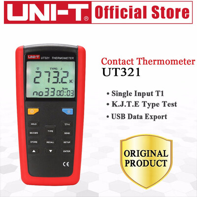 

UNI-T UT321 Contact Type Termometers Range -150-1375 USB Interface Industrial Temperature Test Selection