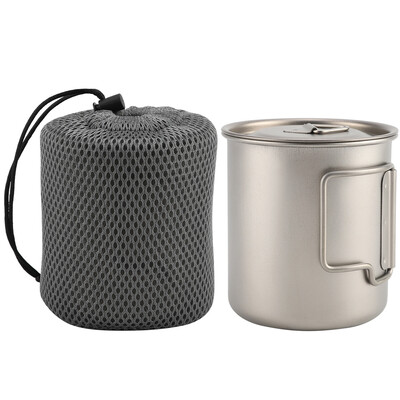 

Greensen 420ML Durable Pure Titanium Water Coffee Beer Cup Drinkware Mug for Home Titanium Cup Titanium Mug