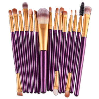 

15pcs Eye Shadow Makeup Brush Set Eyes Make Up Eyebrow Cosmetic Brushes