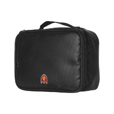 

Three Layers Fireproof Bag Zipper Closure Handle Portable Large Safe Organizer Fire Proof Water Resistanct Carrying Box for Electr