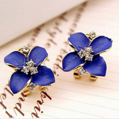 

New Design Women Camellia Flower Pattern Earrings Bohemian Earrings For Women Jewelry Gift