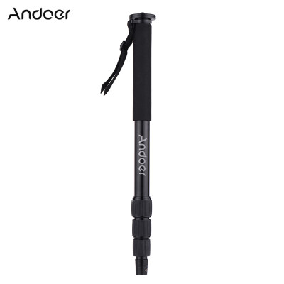 

Andoer Aluminum Alloy 4-Section Telescopic Photography Monopod Portable Unipod Holder 38 Inch Screw Mounts Bracket for DSLR Camer