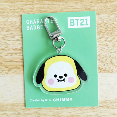 

CAR-TOBBY Kpop BTS Keychain TATA COOKY MANG Pendant Keyring Key Chain Acrylic