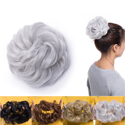 

Synthetic Hair Bun Extensions Messy Hair Scrunchies Hair Pieces for Women Hair Donut Updo Ponytail