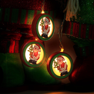 

Tailored Warm White Christmas Wooden String Lights Wedding Xmas Party Outdoor Decor Lamp