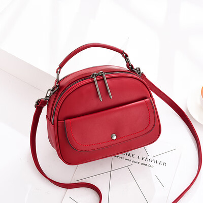 

Summer fashionable ins fashion simple bags with one shoulder&inclined spanning soft leather bags