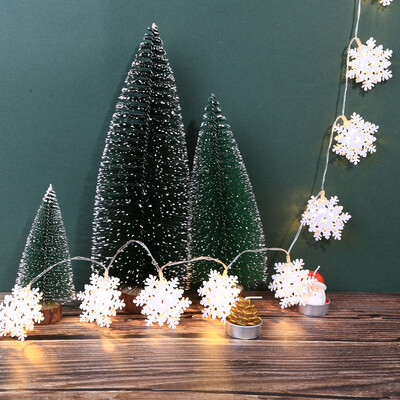 

Tailored Metal Snowflake Lights String House Party Decor Striking With 10 LED Beads