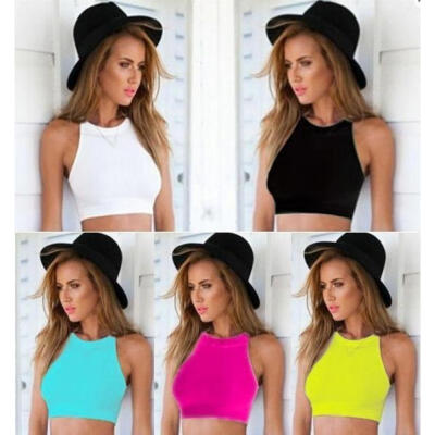 

Fashion Sexy Women Sleeveless Camisole Shirt Summer Casual Blouse Crop Top