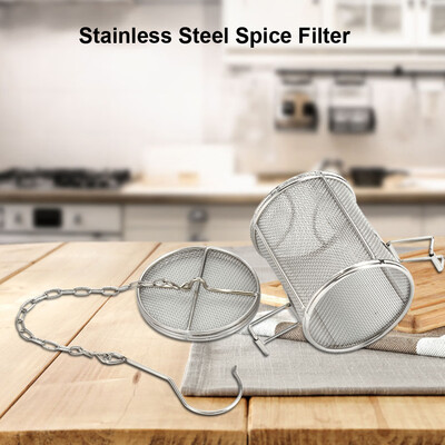 

Greensen Stainless Steel Tea Ball Strainer Soup Seasonings Seperation Basket Spice Filter Seasonings Seperation Soup Seperation