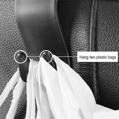 

4Pcs Universal Car Seat Back Headrest Holder Hook for Bag Coat Organizer