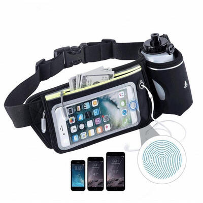 

Running Belt Jogging Cycling Waist Pack Sports Runner Bag Water Bottle Holder