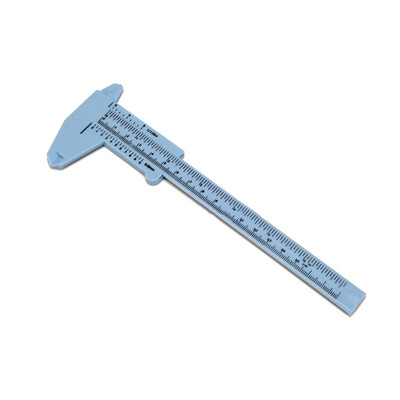 

150mm sliding vernier caliper scale plastic ruler 005mm accuracy measuring tool