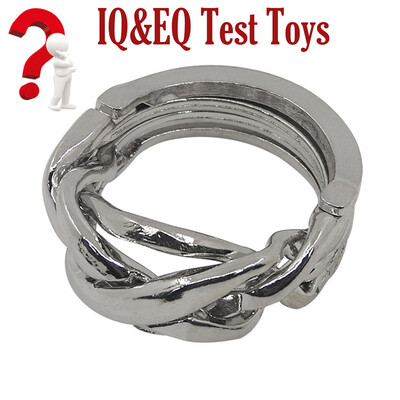 

YIWULANew ThinkO Puzzle Lock Cast Metal Brain Teaser Magic Trick Toy IQ&EQ Test Toys