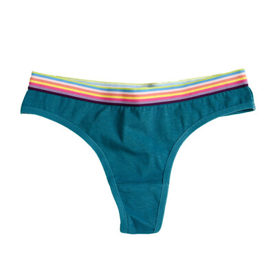 

Toponeto Women Sexy Rainbow Splice Briefs Panties Thongs Lingerie Underwear