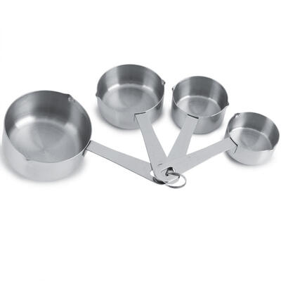 

Greensen 4Pcs Stainless Steel Measuring Cups Spoons Kitchen Cooking & Baking Tool Set Measuring Spoon Measuring Cup Set
