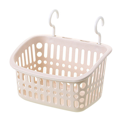 

Gobestart Plastic Hanging Shower Basket With Hook For Bathroom Kitchen Storage Holder