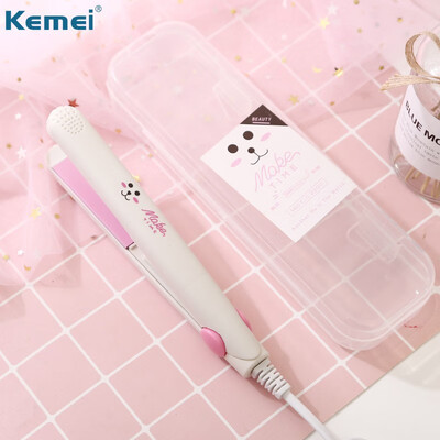 

Mini Steam flat Hair iron hair straightener Curler Straightening steampod Cute Professional Curling Hair irons