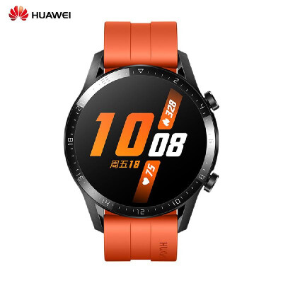 

HUAWEI WATCH GT 2 46mm 5ATM Waterproof Sport Smartwatch Smart Watch with BT51 Music Download Player 14 Days Standby Heart Rate Rh