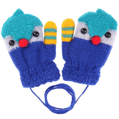 

Cartoon Bird Design Baby Boy Girl Gloves Winter Warm Hands Protector Gloves