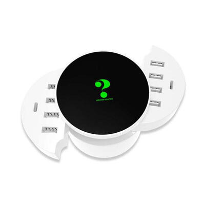 

USB Charger Station With 8 USB Ports 2 Type-C Ports For IPhone IPad Smartphone Tablet – UKUSEU Plug