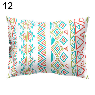 

Geometric Pattern Pillow Case Sofa Cushion Cover Bedroom Home Car Decoration
