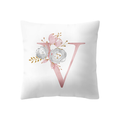 

JPGIF 45x45 cm Kinder Zimmer Dekoration Brief Kissen Englisch Alphabet pillowcases