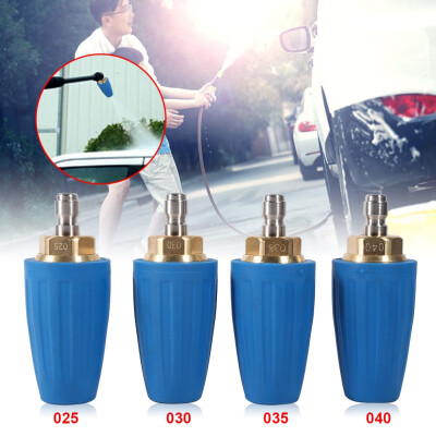 

14 Quick Connect High Pressure Washer Cleaner Accessory Spray Rotating Turbo Nozzle 3000PSIRotating Nozzles