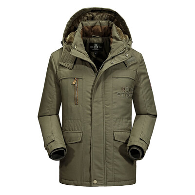 

Gobestart Fashion Mens Autumn Winter WarmCasual Pocket Cotton-Padded Clothes Top Coat