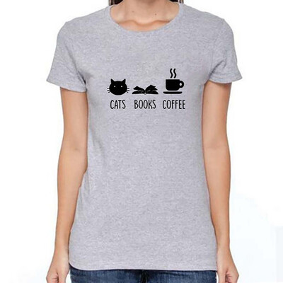 

Nomeni Women Girls Plus Size Cat Print Tees Shirt Short Sleeve T Shirt Blouse Tops