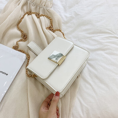 

Chic chain small bag Korean version simple womens bag new style summer popular&fashionable small square bag