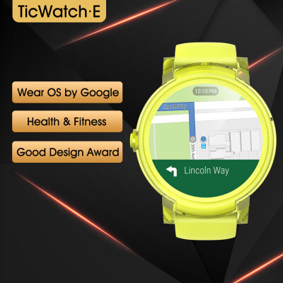 

Xiaomi Global Version Ticwatch E Express Smart Watch 14inch OLED Touch Android Wear OS Waterproof BT WIFI GPS Smartwatch Google