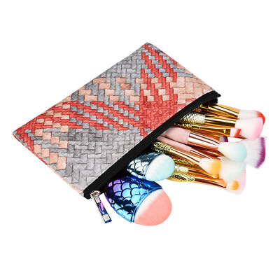 

〖Follure〗Women Rhombus Pattern Bag Travel Cosmetic Bag Makeup Case Pouch Toiletry Best