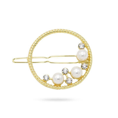 

Korean Pearl Hair Clip for Women Elegant Barrette Hairpin Hair Styling Gift