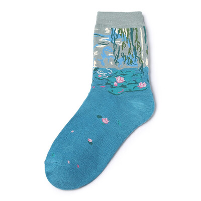 

Men Women Socks Art Painting Skateboard Fashion Art Renaissance Character Painting Cotton Crew Socks