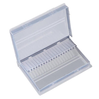 

Nail Art 20 Holes Slots Drill Bit Holder Display Grinding Heads Storage Box