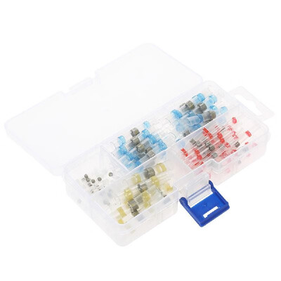 

100PCS Solder Seal Wire Connectors Heat Shrink Butt Connector Terminals Electrical Waterproof Insulated Marine Automotive Copper I