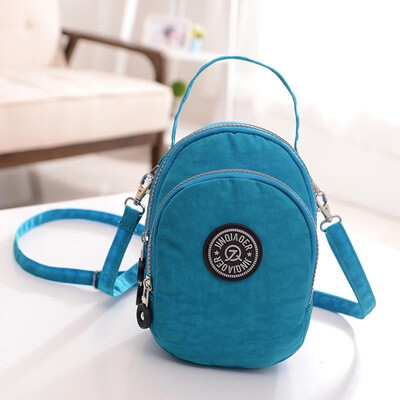 

Fashion Women Shoulder Bag Waterproof Fabric Grab Handle Zip Closure Pocket Crossbody Bag Handbag