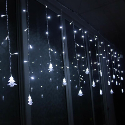 

Toponeto 35M Christmas Tree Icicle Fairy String Lights LED BulbsHome Xmas Decoration