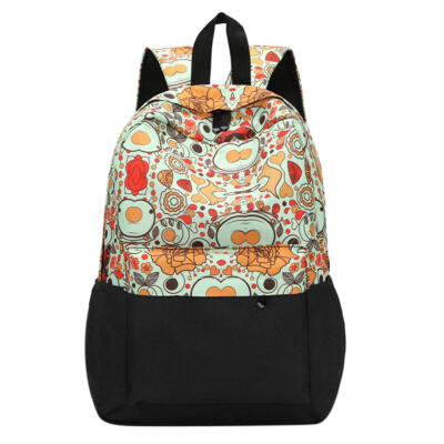 

Ethnic Print Backpacks Women Girls Bookbag Travel Casual Shoulder Schoolbag