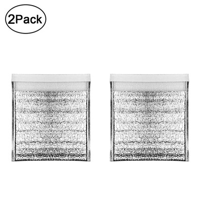

Toponeto Insulated Easy Zip Lock Resealable Aluminum Reusable Picnic Hot & Cold Pouch