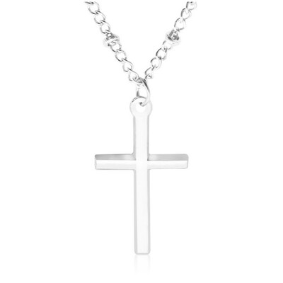 

Hot Sale Adjustable Cross Gold Chain Necklace Small Cross Religious Pendant Jewelry Womens necklace