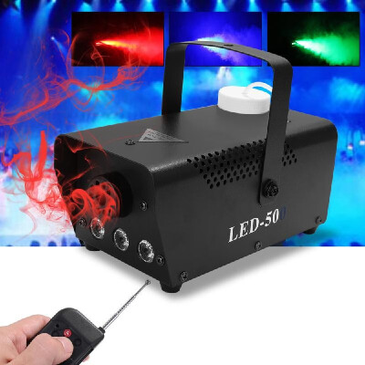 

500W Indoor Party Family Leisure Stage Light Smoke Machine Thrower Remote Control Wedding Celebration