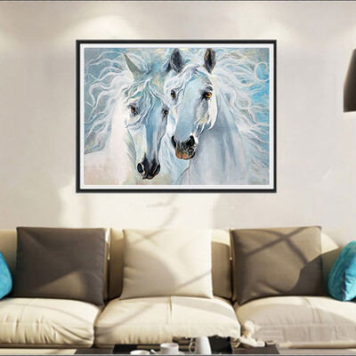 

Toponeto 5D Embroidery Paintings Rhinestone Pasted DIY Diamond Painting Cross Stitch