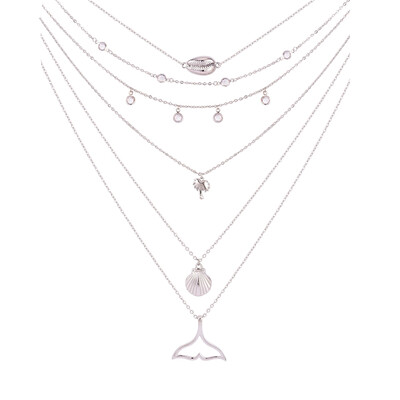 

Natural Necklace Bracelet Women Girls Beach Choker Collarbone Chain Anklet Clavicle Necklace Handmade Pendants