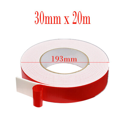 

〖Follure〗Thick Red Film White PE Foam Double-Sided Tape Car Foam Sponge Tape