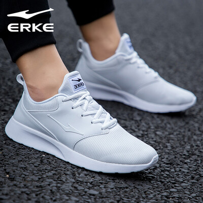 

Hongxingerke sports shoes male 2019 summer new breathable mesh face white casual shoes student black running shoes