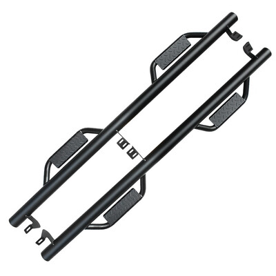 

for 05-18 Toyota Tacoma Double Cab Dropped Down Hoop Side Steps Nerf Bars Guards