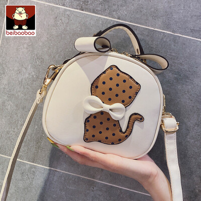 

Ins new small bag 2019 new cute cat handbag French style shoulder Messenger bag