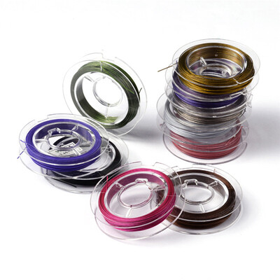 

PH PANDAHALL 10 rolls 045mm Steel Tiger Tail Beads Wire Craft And Jewellery Making Wire